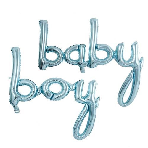 Baby-Boy Yazılı Folyo Balon Mavi Renk