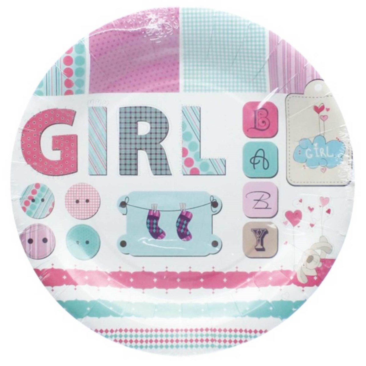 Baby Girl Karton Tabak 8 Adet