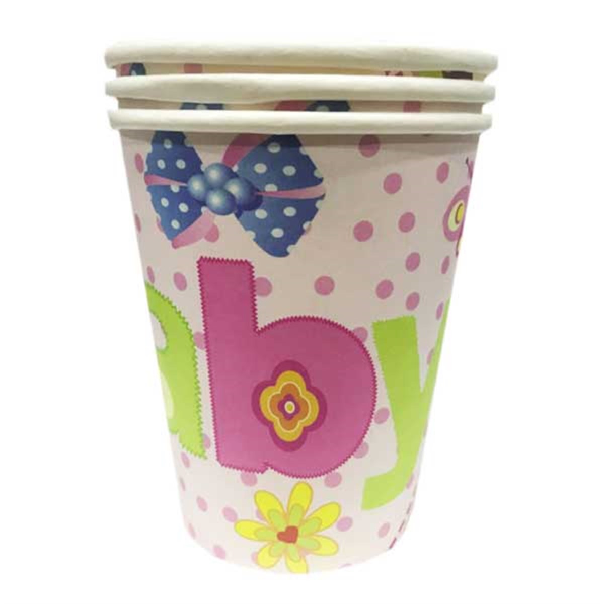 Baby Shower Bardak Pembe