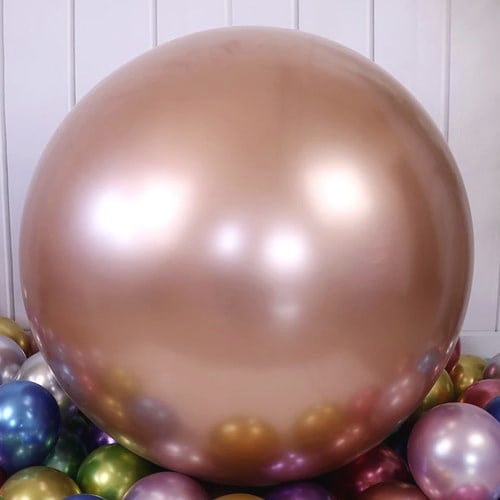 Bakır Jumbo Krom Balon 24 İnç 68 Cm