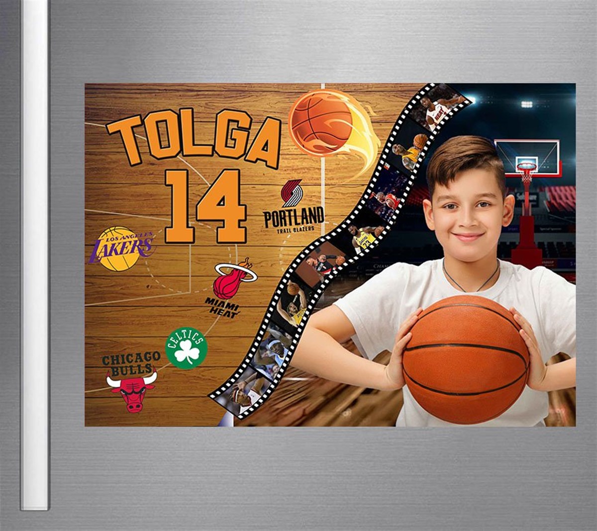 Basketbol Kişiye Özel Magnet 18 Adet