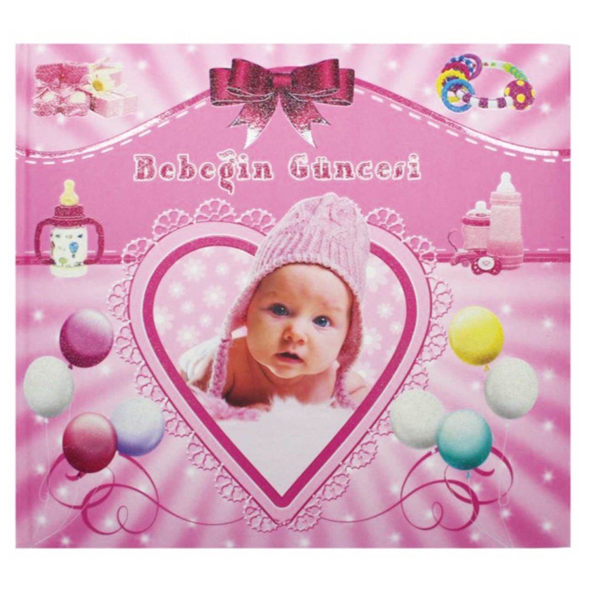 Bebeğin Güncesi Bebek Baskılı Pembe