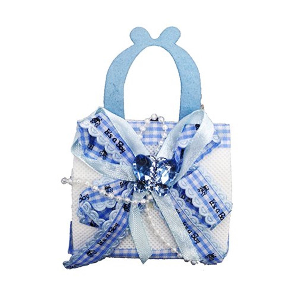 Bebek Şekeri Çantası Mavi 12 Adet