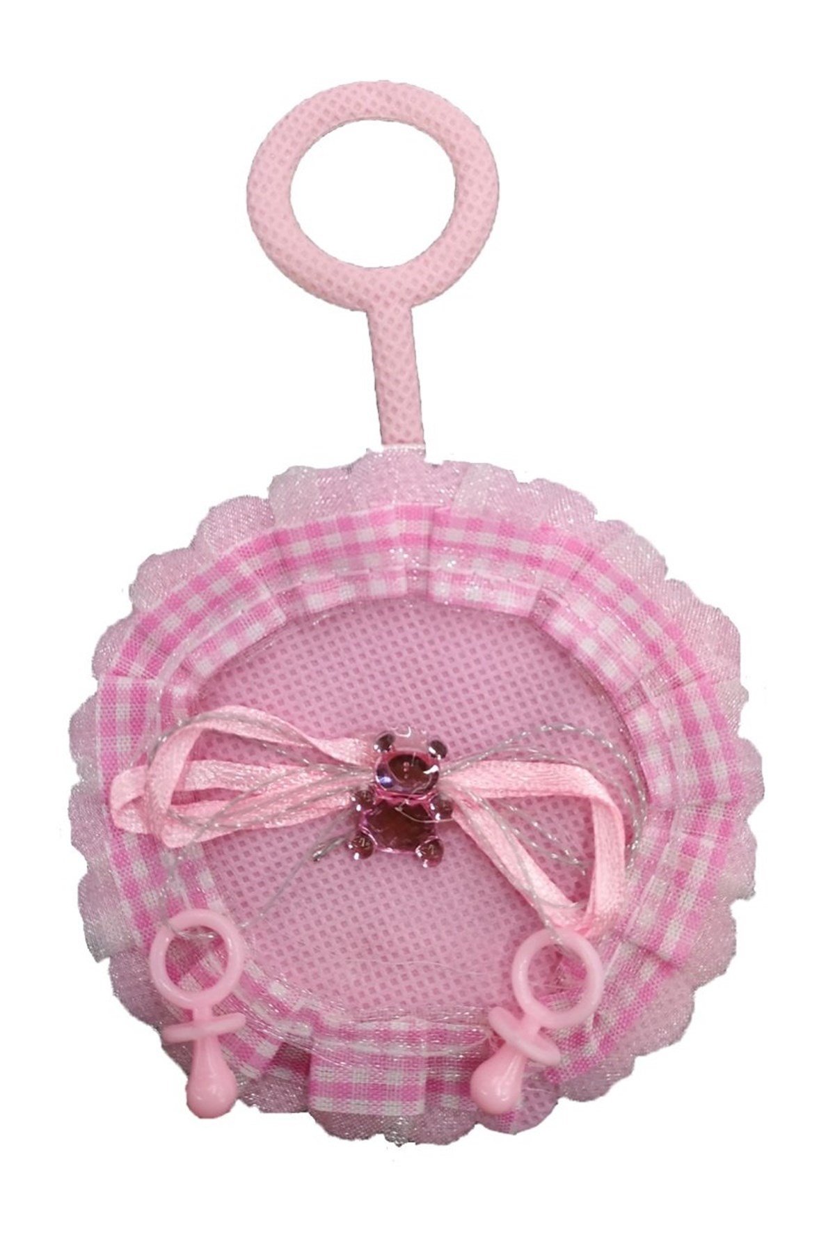 Bebek Şekeri Kesesi Pembe 12 Adet