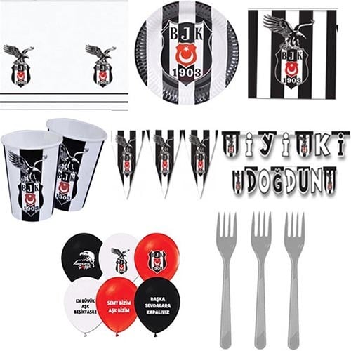 Beşiktaş 16 Kişilik Parti Seti