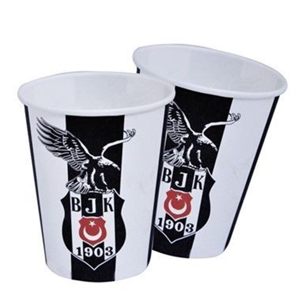 Beşiktaş Karton Bardak 8 Adet