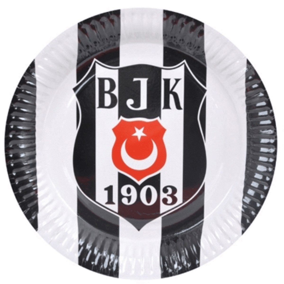 Beşiktaş Karton Tabak 8 Adet