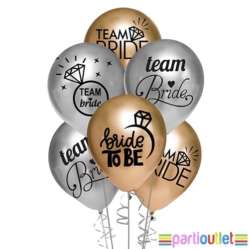 Bride To Be Metalik Balon 100 Adet