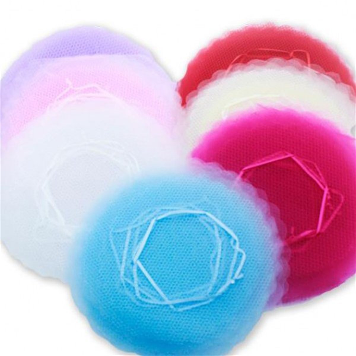 Büzgülü Pembe Fileli Kese 50 Adet