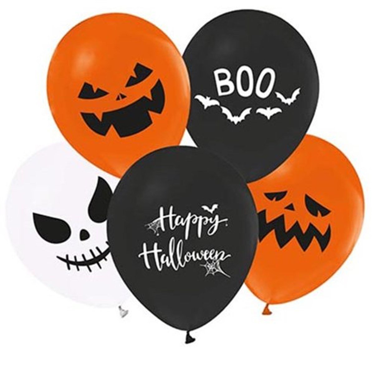 Cadılar Bayramı Baskılı Balon 100 Adet