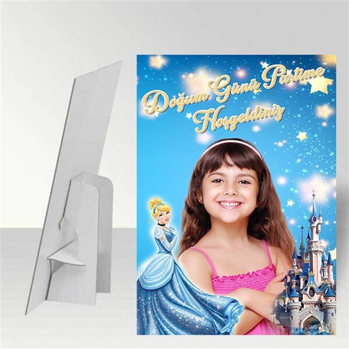 Cinderella Kişiye Özel Ayaklı Pano