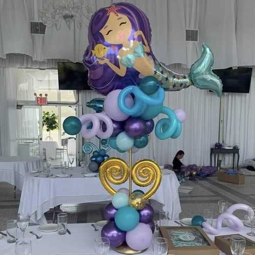 Deniz Kızı Temalı Folyo Balon