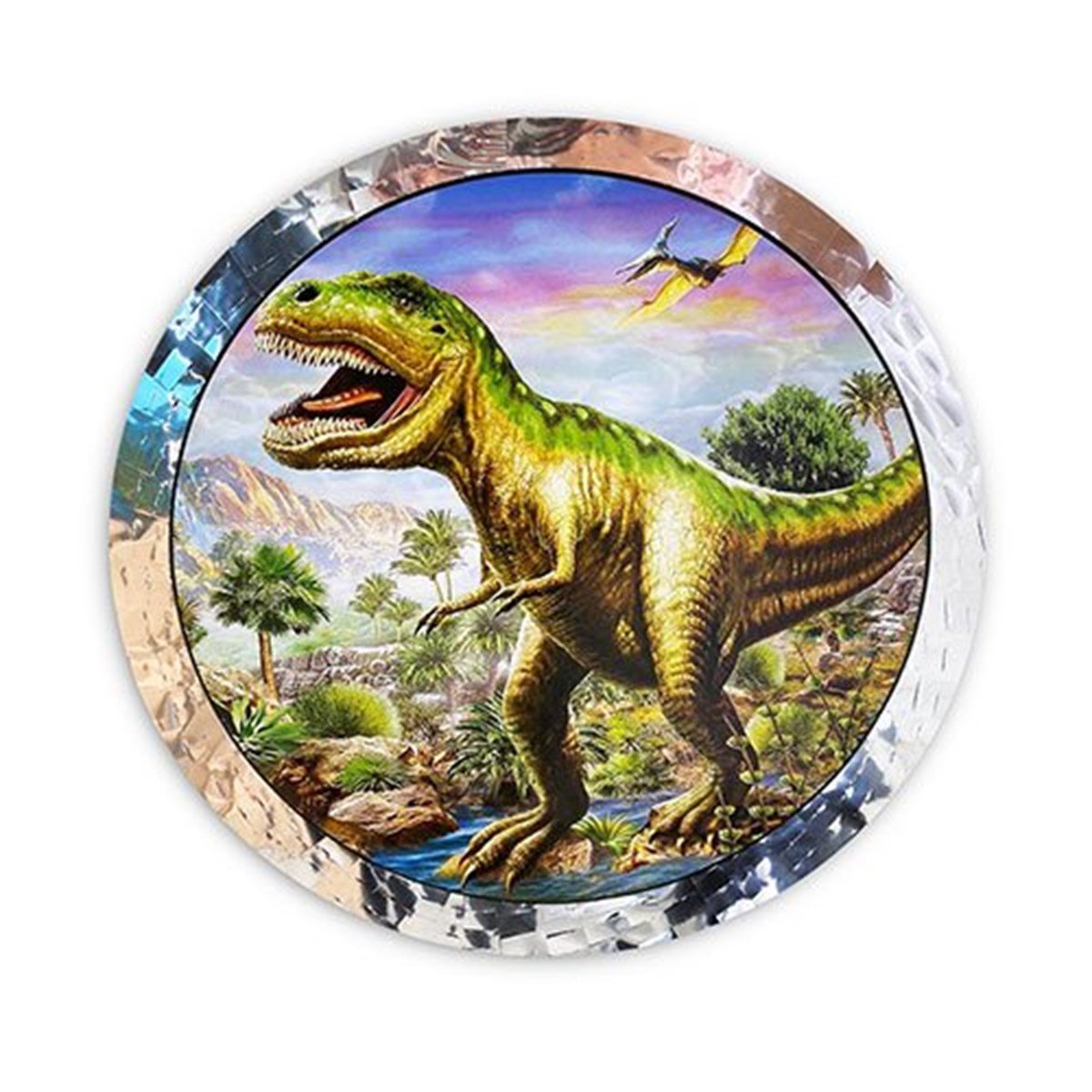 Dinozor Pinyata ve Sopası Gümüş