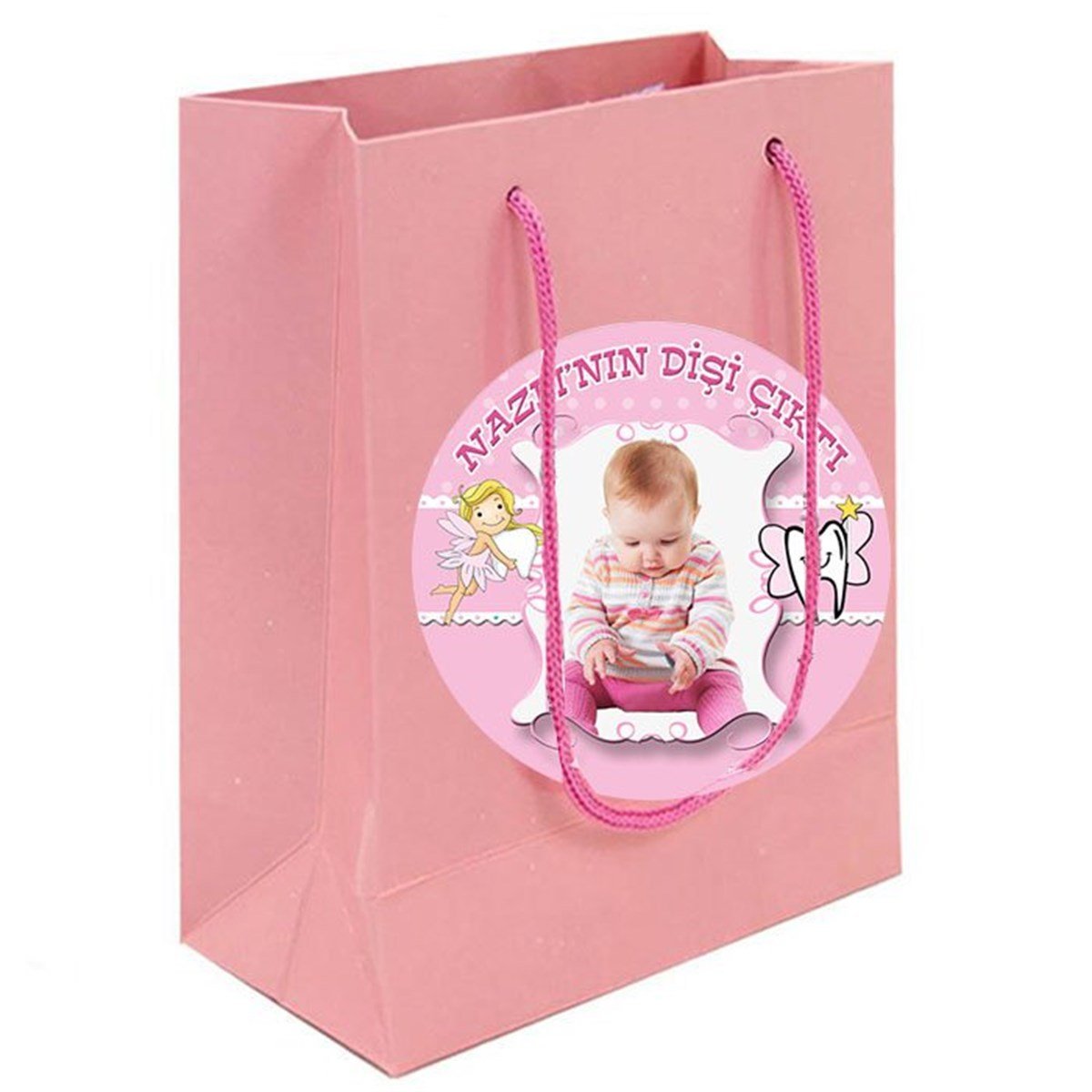 Diş Buğdayı Kız Kişiye Özel Hediye Çantası 10 Adet
