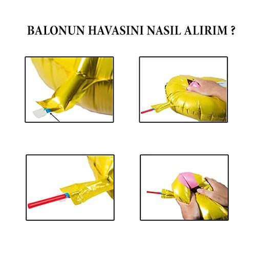 Dozer Kepçe Folyo Balon