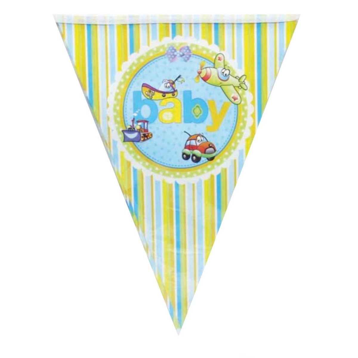 Erkek Baby Shower Flama Mavi