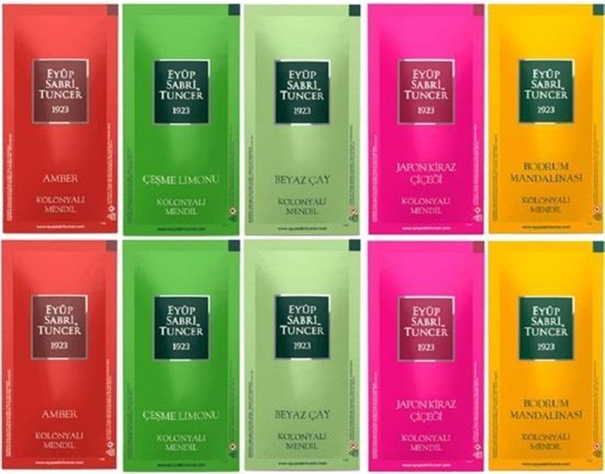 Eyüp Sabri Tuncer Kolonyalı Mendil 150 Adet