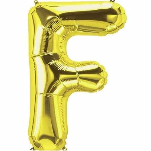 Gold Renk 76 cmF Harf Folyo Balon Gold 76 cm