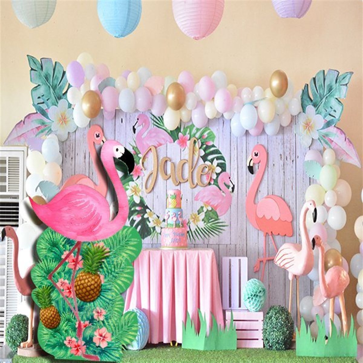 Flamingo Ayaklı Pano 50 x 95 Cm