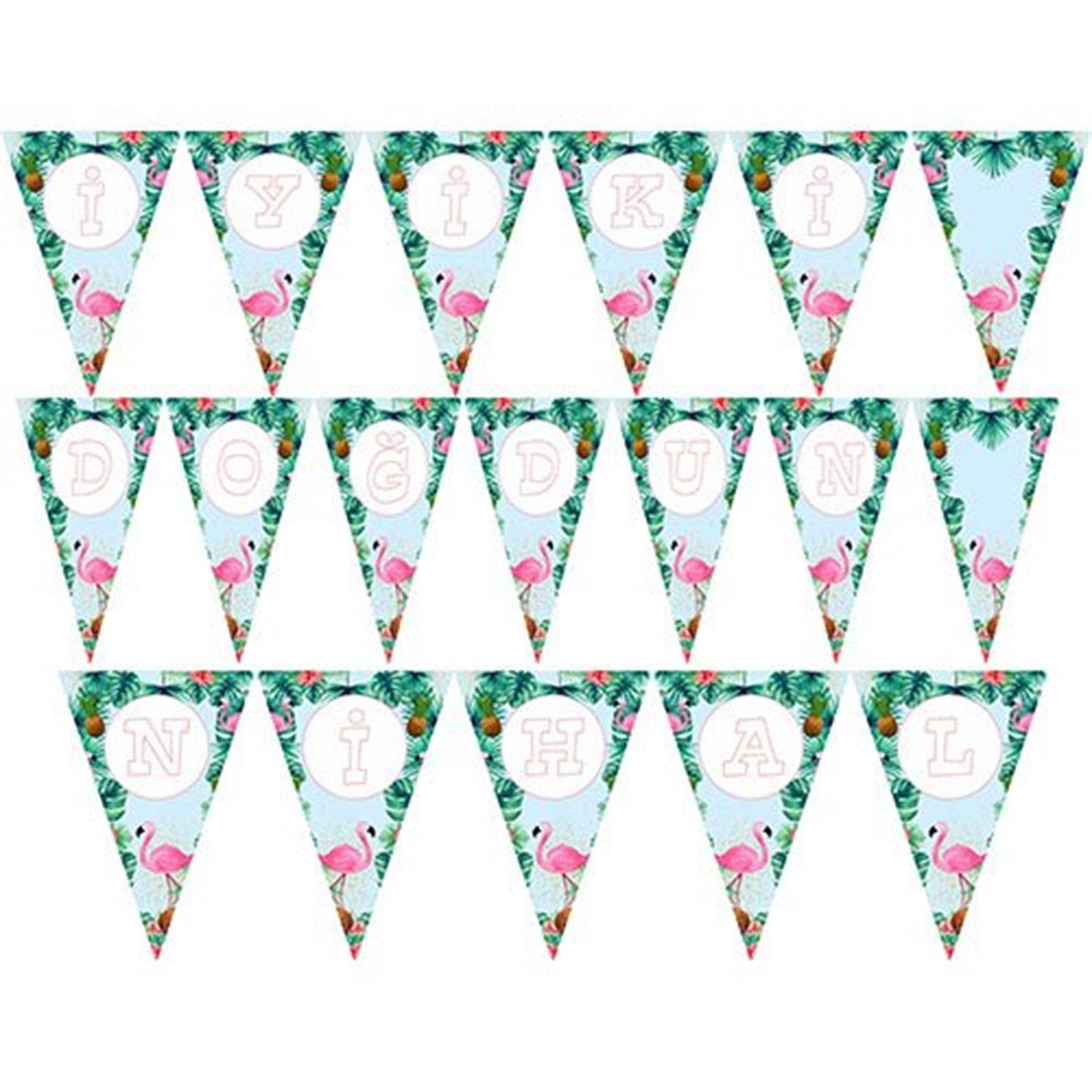 Flamingo Kişi Özel Bayrak