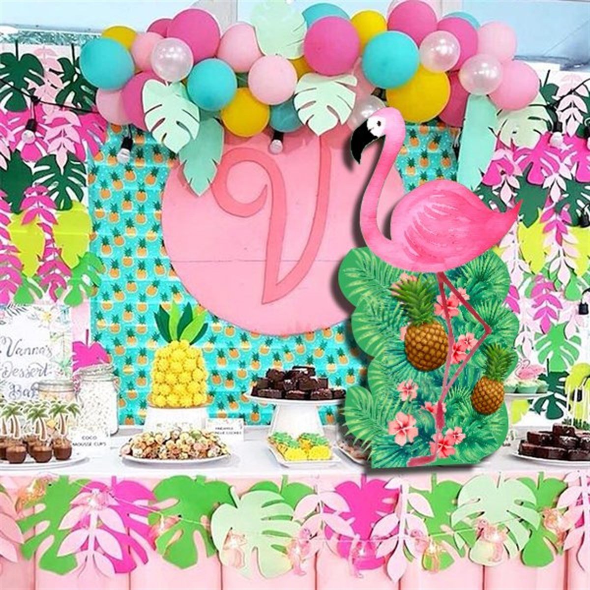 Flamingo Masa Üstü Ayaklı Pano