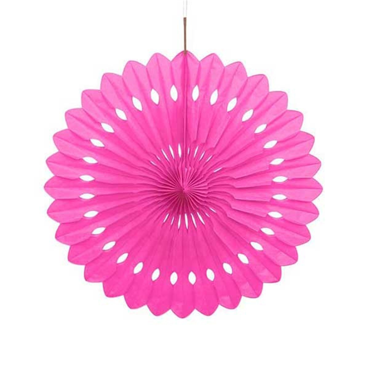 Fuşya Yelpaze Süs 30 Cm