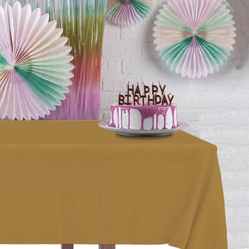 Gold Masa Örtüsü 137 x 183 cm