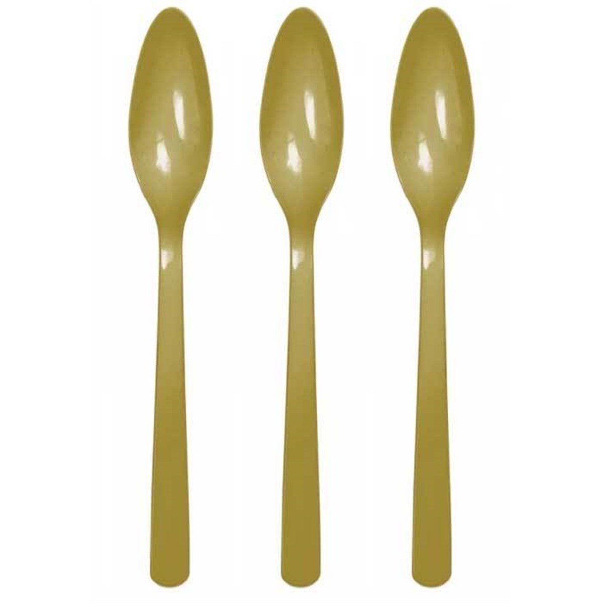 Gold Renk Kaşık 25 Adet