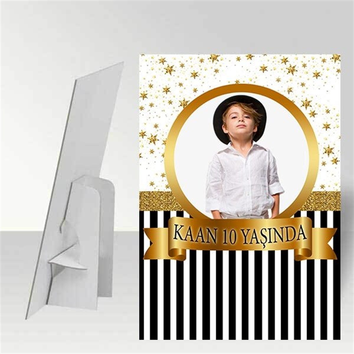 Gold Star Kişiye Özel Ayaklı Pano
