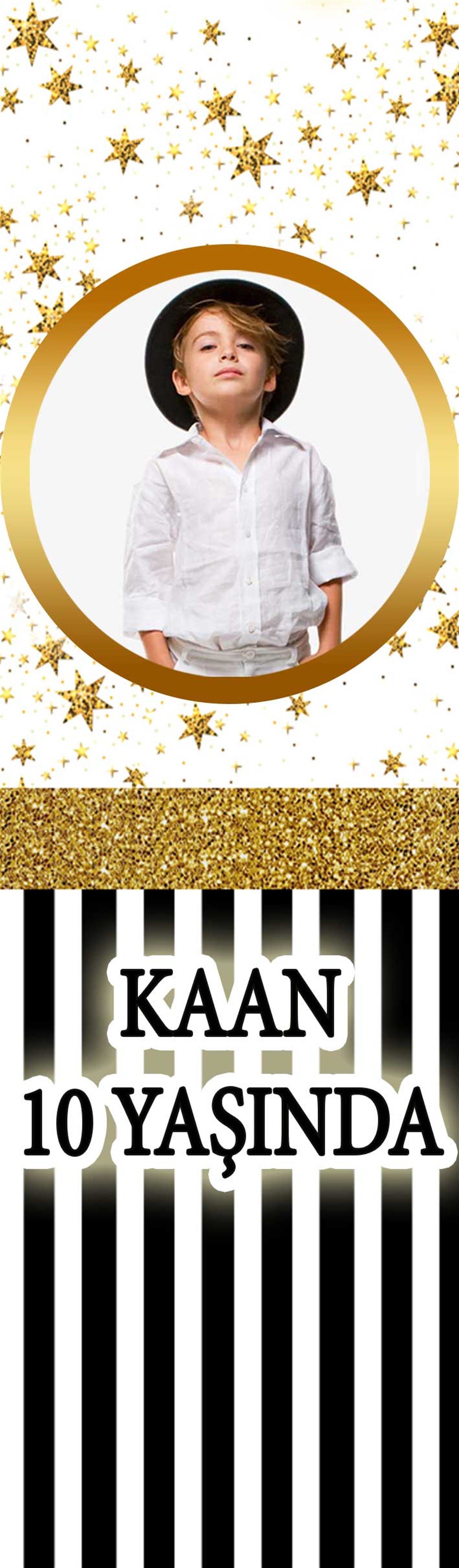 Gold Star Kişiye Özel Kitap Ayracı 10 Adet