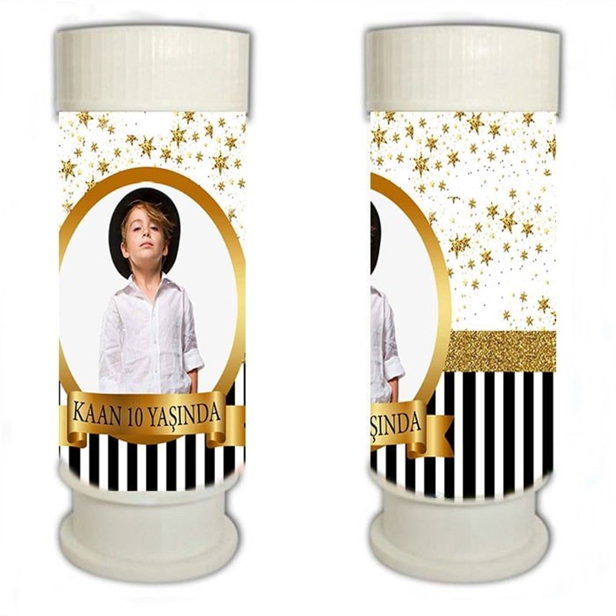 Gold Star Kişiye Özel Köpük Baloncuk 8 Adet