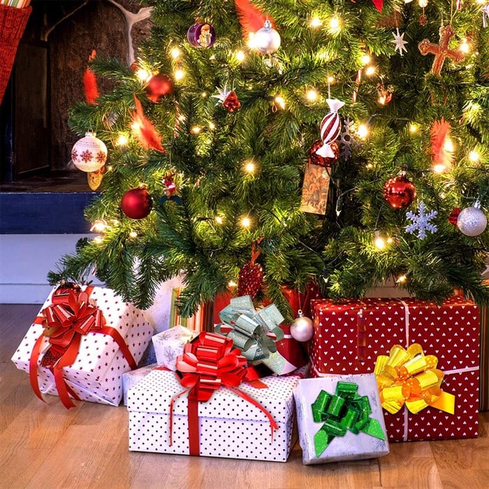 Gümüş Hediye Paketi Süsü 100 Adet 5 Cm