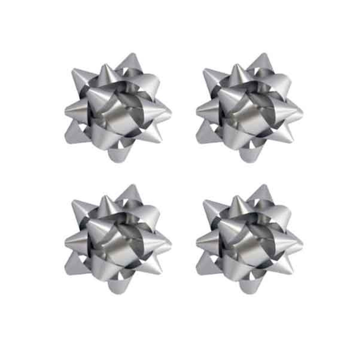 Gümüş Hediye Paketi Süsü 100 Adet 5 Cm