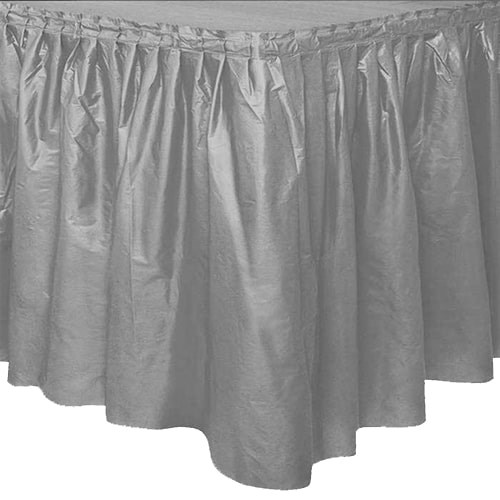 Gümüş Masa Eteği Plastik 