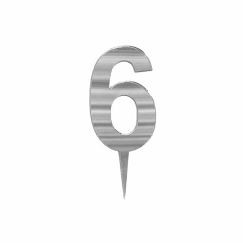 6 Rakam Pleksi Pasta Süsü