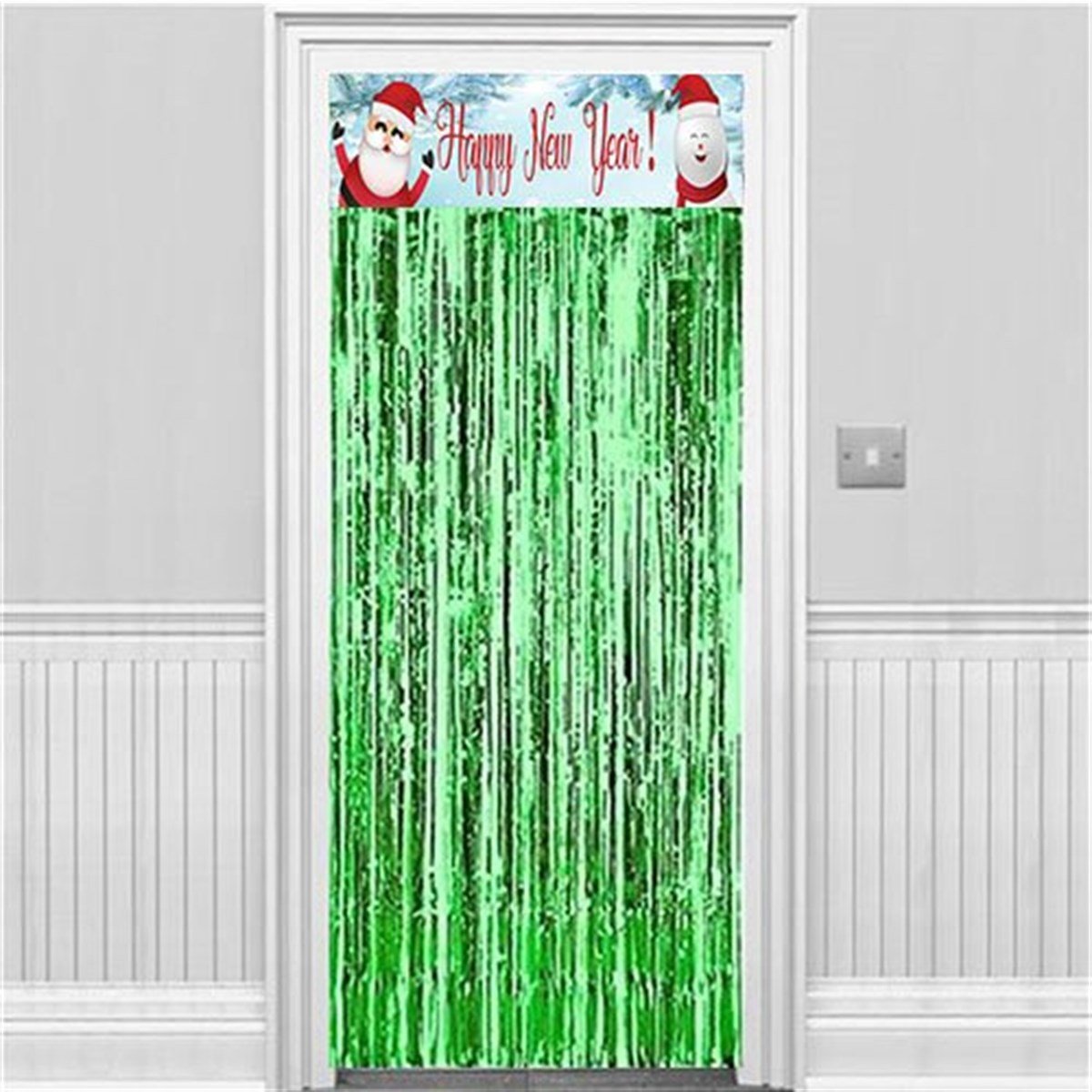 Happy New Year Yeşil Kapı Perdesi
