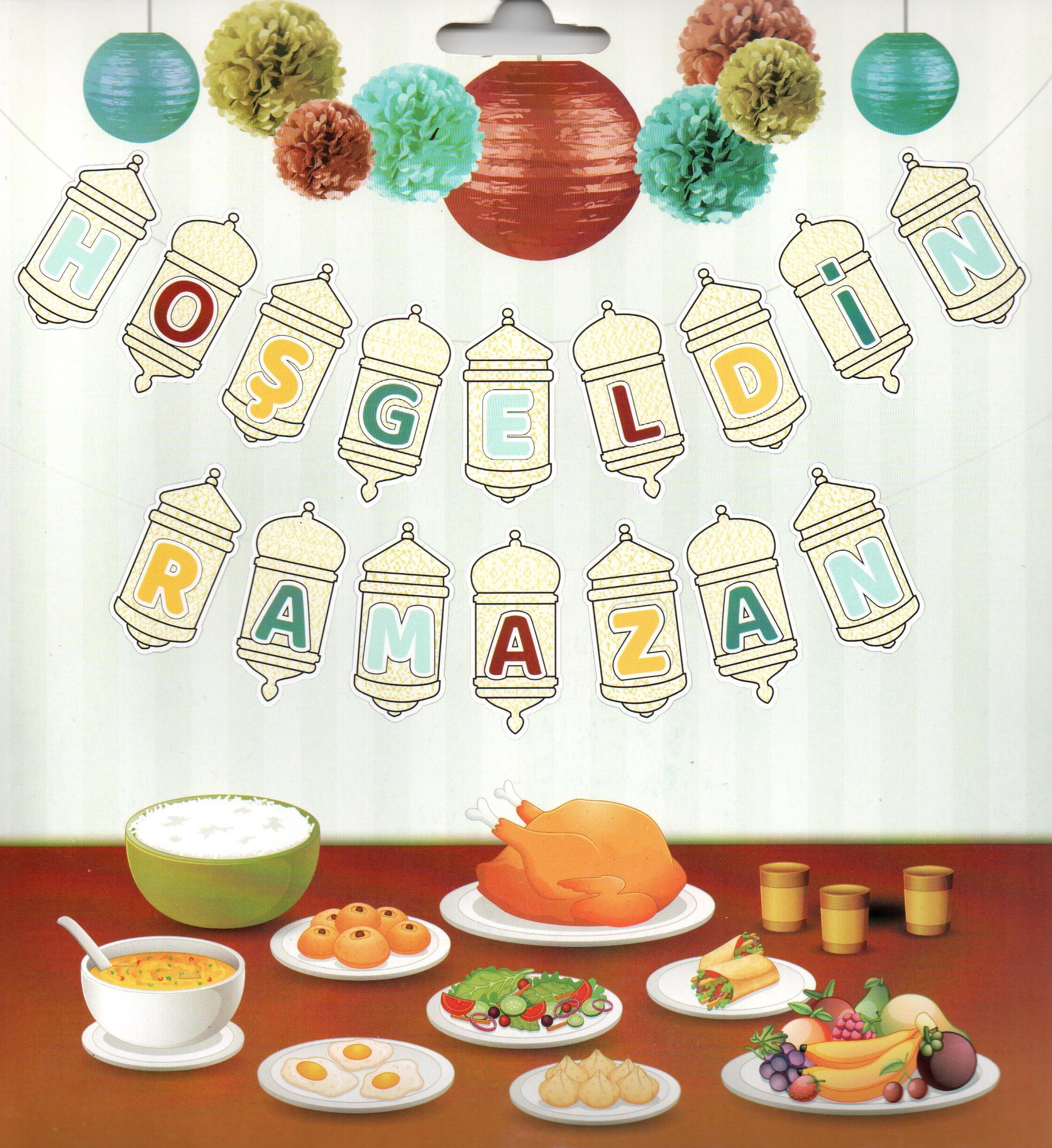 Ramazan SüslemeleriHoş Geldin Ramazan Renkli Banner