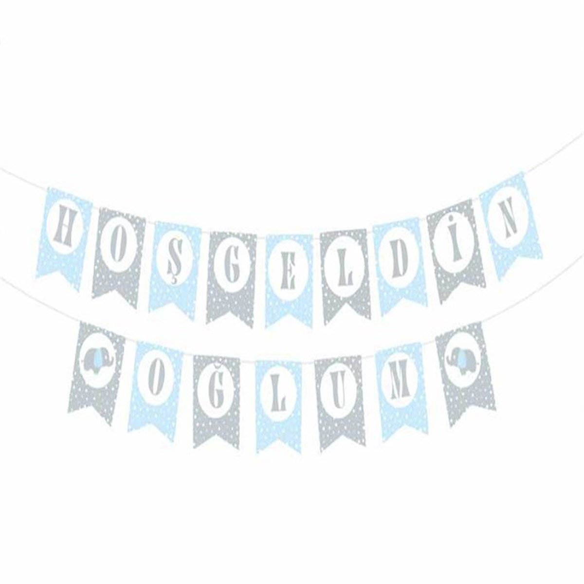 Hoşgeldin Oğlum Harf Flama