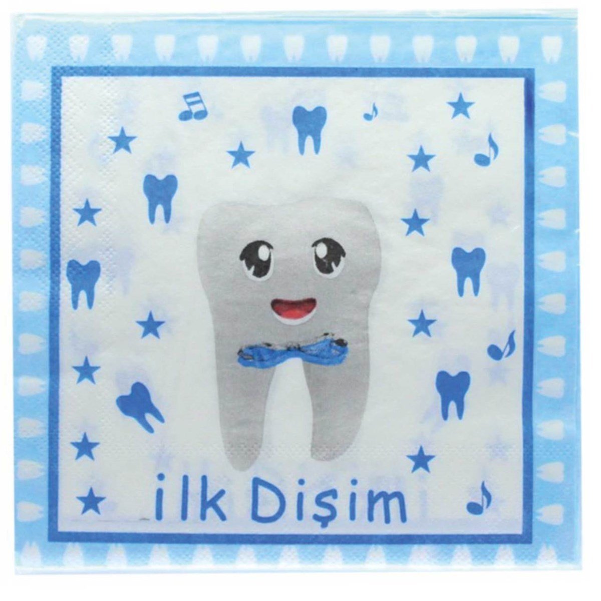 İlk Dişim Erkek Mavi Peçete 16 adet