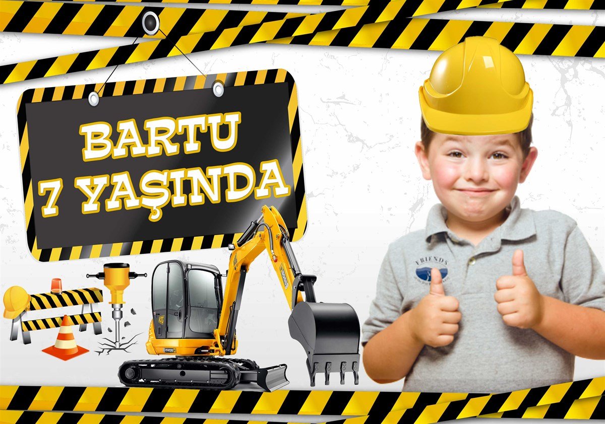 İnşaat Kişiye Özel Afiş