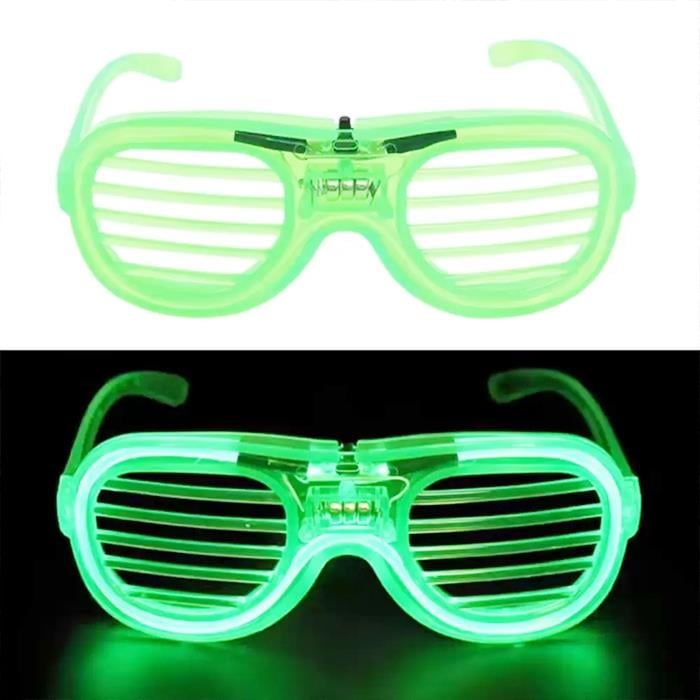 Taç ve GözlükIşıklı Izgara Gözlük Yeşil