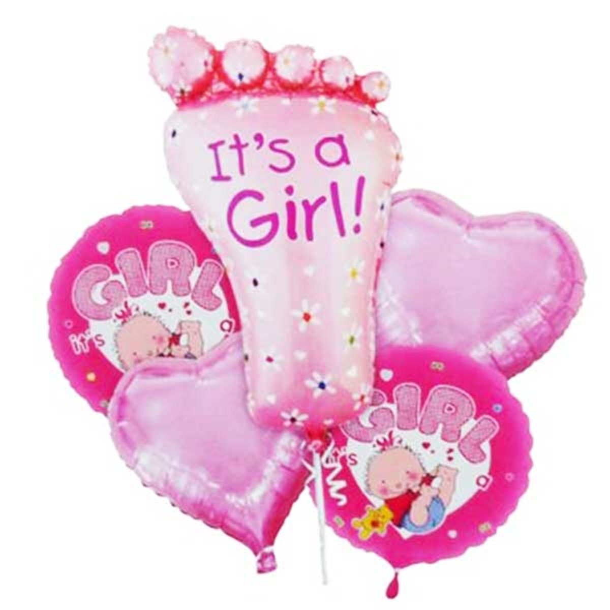 İt's A Girl Folyo Balon Seti