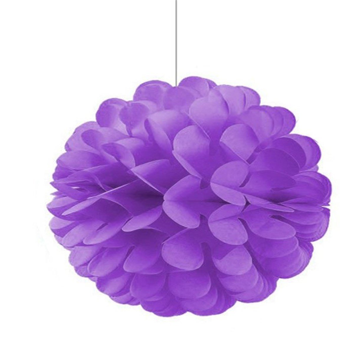 Kağıt Top Süs Mor 30 CM