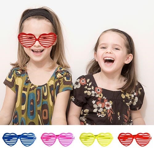 Kalpli Plastik Parti Gözlük Gümüş