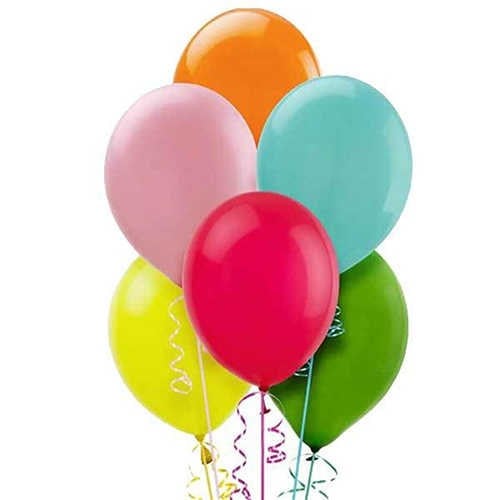 Karışık Renk Metalik Balon 20 Adet