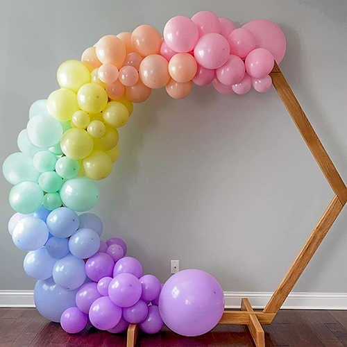 Karışık Renkli Makaron Pastel Balon 25 Adet