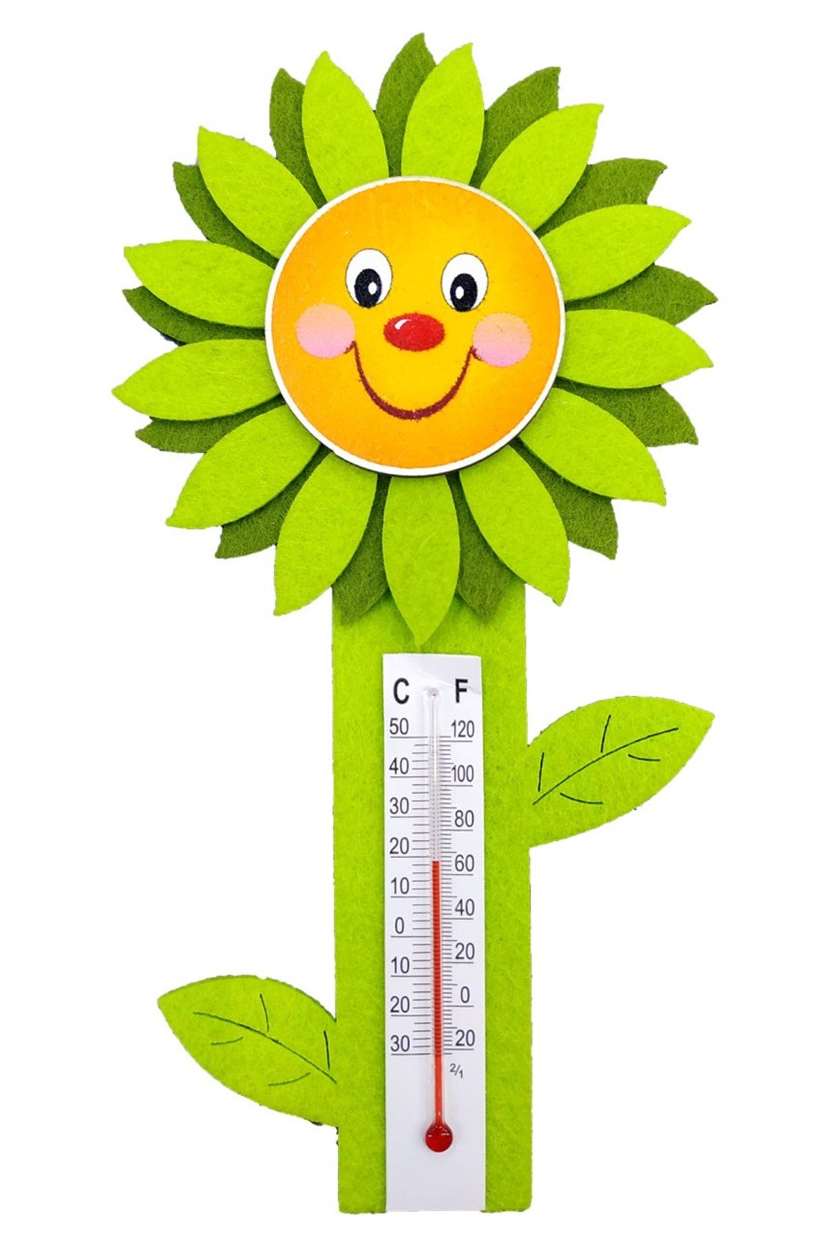 Keçe Çiçek Termometre