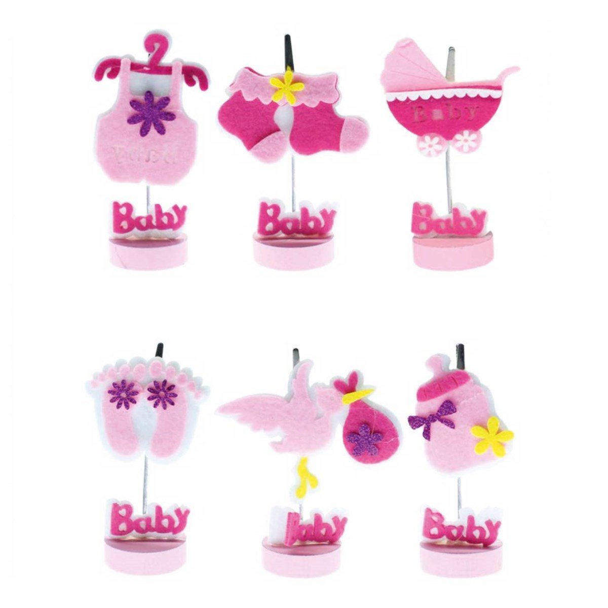 Keçe Notluk Baby Pembe 6 Adet