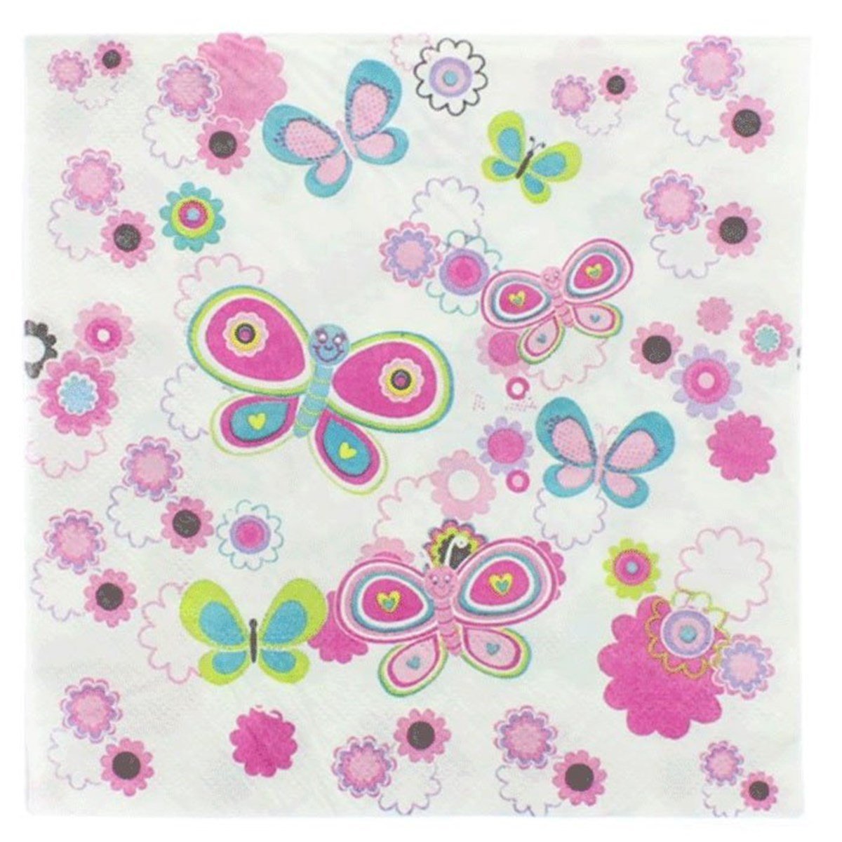 Kelebekli Peçete 20 Adet