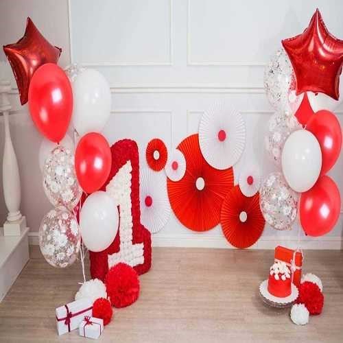 Kırmızı Balon Metalik 100 Adet